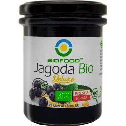Afine de padure intregi in sirop de agave bio 200g Biofood
