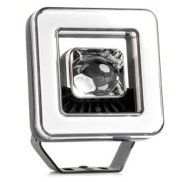 Proiector LED cu Angel Eye model AWL57, pozitie, semnalizare, faza lunga/scurta, pentru Off-Road, ATV, SSV, putere 45W, 8000lm,