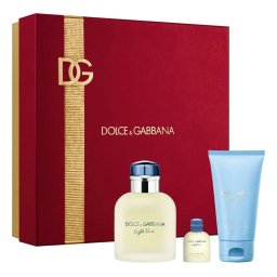 Dolce & Gabbana Light Blue pour Homme EDT 75 ml + EDT MINI 4.5 ml + SG 50 ml (Barbati)