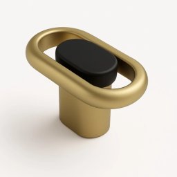 Buton metalic mobilier Lungo Deluxe 50 mm