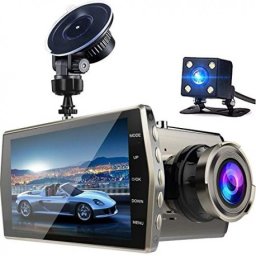 Camera Video Auto DVR Dubla FullHD Techstar T667 Unghi 170 Display 4