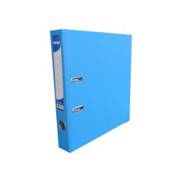 Biblioraft plastifiat Noki 7.5 cm albastru deschis