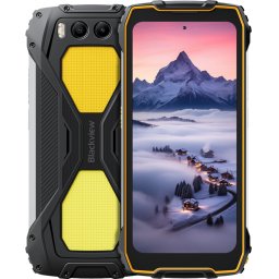 Telefon rugged Blackview BV7300 4G Dual SIM 6GB RAM 256GB NFC Stereo 15000mAh Android 14 Yellow
