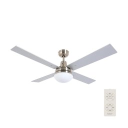 Lucci Air 210334 - Ventilator de tavan AIRFUSION 1xE27/60W/230V lemn/crom + DO