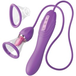 Pipedream Fantasy For Her Ultimate Pleasure Max vibrator cu stimularea clitorisului cu pompa 22.9 cm