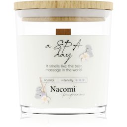 Nacomi Soy Candle Home Fragrances lumânare parfumată cu fitil din lemn 140 g