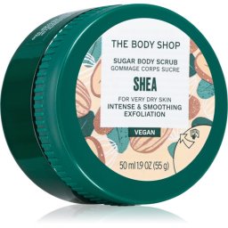 The Body Shop Shea Body Scrub exfoliant de corp cu zahăr unt de shea 50 ml