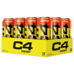 Cellucor C4 Energy Drink 12 x 500 ml orange slice