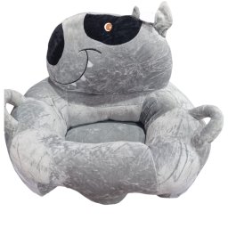 Fotoliu bebe cu fara arcada - Catelusul gri