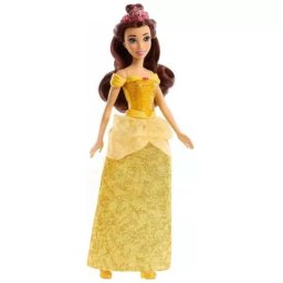 Prințese Disney: Păpușă prințesă strălucitoare - Belle