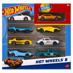 Hot Wheels: Pachet cu mașinuțe - set de 8 buc.