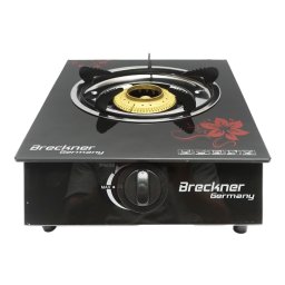 Aragaz plita cu un arzator din fonta 3KW sticla securizata 400x300x90mm Breckner