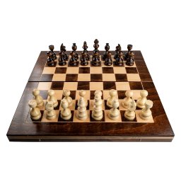 Joc Sah si Table Medias, 44 cm, maro