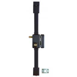 Broască aplicată Beluga cu maner de tragere, pentru ușă de intrare, dreaptă, 3 puncte, Transit2 Ø23mm, ax 45mm