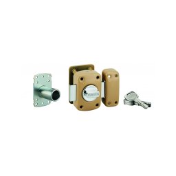 Broasca aplicata cu buton, Transit 2 A2P*, pentru ușă de intrare, cilindru 45mm, 4 chei, epoxid bronz - THIRARD