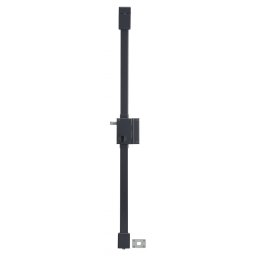Broască aplicată Targa cu maner de tragere, pentru ușă de intrare, dreapta, 3 puncte, ax 45mm, antracit - THIRARD
