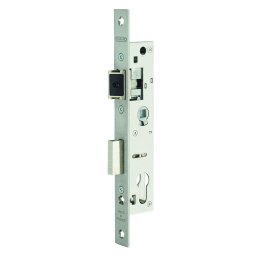 Broască îngropată cu profil de cilindru pentru ușă metalică, ax de 21mm, distanță între axe 70mm