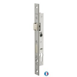 Broască îngropată cu profil de cilindru pentru tâmplărie metalică, ax 16,5 mm, capete pătrate, inox - THIRARD