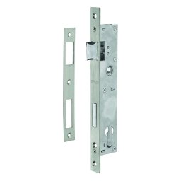 Broască îngropată cu profil de cilindru pentru tâmplărie metalică, ax 21mm, capete pătrate, inox - THIRARD