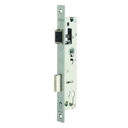 Broască îngropată cu profil de cilindru pentru tâmplărie metalică, ax 21mm, distanță între găuri 92mm, capete pătrate - THIRARD