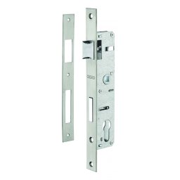 Broască îngropată cu profil de cilindru pentru tâmplărie metalică, ax 22mm, capete pătrate, zincat - THIRARD