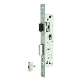 Broască îngropată cu profil de cilindru pentru tâmplărie metalică, ax 24mm, zincată, capete pătrate - THIRARD