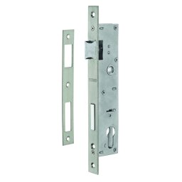 Broască îngropată cu profil de cilindru pentru tâmplărie metalică, ax 26mm, capete pătrate, inox - THIRARD