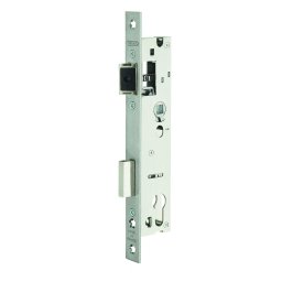 Broască îngropată cu profil de cilindru pentru tâmplărie metalică, ax 26mm, distanță între găuri 92mm, capete pătrate - THIRARD