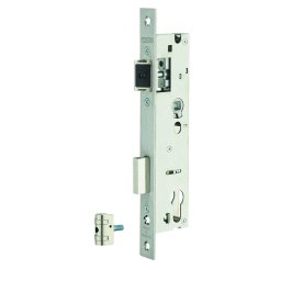 Broască îngropată cu profil de cilindru pentru tâmplărie metalică, ax 30mm, capete pătrate - THIRARD
