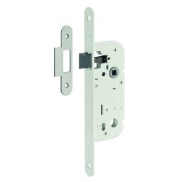 Broasca ingropata, potrivita pentru usa interioara, ax 40mm, capete rotunde, alb - THIRARD