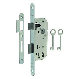 Broasca ingropata, cu profil de cheie, potrivita pentru usa interioara, ax 40 mm, capete rotunde