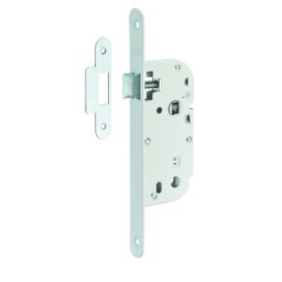 Broasca ingropata, potrivita pentru usa interioara, patrat 6x9mm, capete rotunde, alb - THIRARD