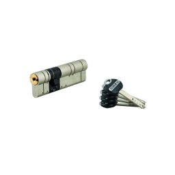 Cilindru Federal 2, 32x65 mm, nichelat, anti-rupere, anti-forțare, anti-gaurire, 5 chei