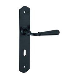 Manere cu sild Charon, profil pentru cheie, pentru usa interioara, pătrat 7mm, 195mm, oțel patinat - THIRARD