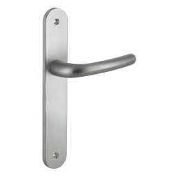 Manere cu sild Crecy, fara profil, pătrat 7mm, 195mm, anodizat argintiu - THIRARD