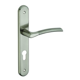Manere cu sild Eris, profil pentru cilindru, pătrat 7mm, 195mm, nichelat periat - THIRARD