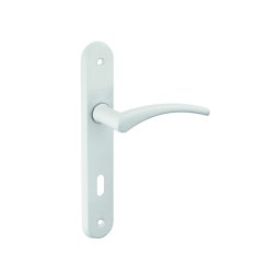 Manere cu sild Hebe, profil pentru cheie, pătrat 7mm, 165mm, lacuit alb - THIRARD