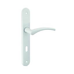 Manere cu sild Hebe, profil pentru cheie, pătrat 7mm, 195mm, lacuit alb - THIRARD