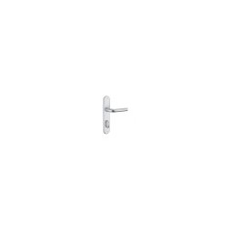 Manere cu sild Leto, pentru ușă interioară, pătrat 7mm, 165mm, argintiu - THIRARD