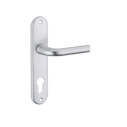 Manere cu sild Leto, profil pentru cilindru, pătrat 7mm, 165mm, argintiu - THIRARD