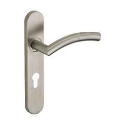 Manere cu sild Ouranus, profil pentru cilindru, pătrat 7mm, 195mm 195mm, inox periat - THIRARD