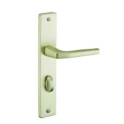 Manere cu sild Picardie, pentru ușă interioară, pătrat 7mm, 195mm, culoare șampanie - THIRARD