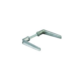 Mânere pentru ușă, pătrat 7mm, 1 suport, aluminiu lustruit - THIRARD