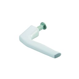 Mânere pentru ușă, pătrat 7mm, cu opritor, alb - THIRARD