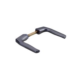 Manere Targa pentru ușă, pătrat 7mm, gri - THIRARD