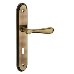 Set mânere pentru ușa camerei Arthemis, cu orificiu pentru cheie, pătrat 7 mm, distanță între axe 195 mm– THIRARD