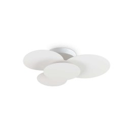 Plafoniera Cloud, 33W LED, L:52 cm, H:14 cm, metal alb mat