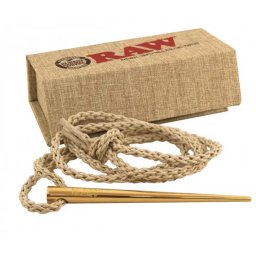 Raw Poker metalic Gold - pentru indesare tutun conuri role boluri si pipe curate