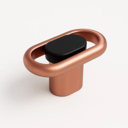 Buton metalic mobilier Lungo Deluxe 50 mm
