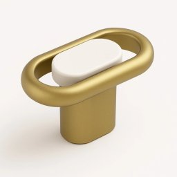Buton metalic mobilier Lungo Deluxe 50 mm